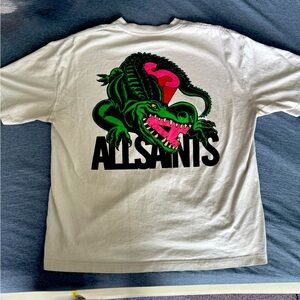 ALLSAINTS GATOR GRAPHIC TSHIRT